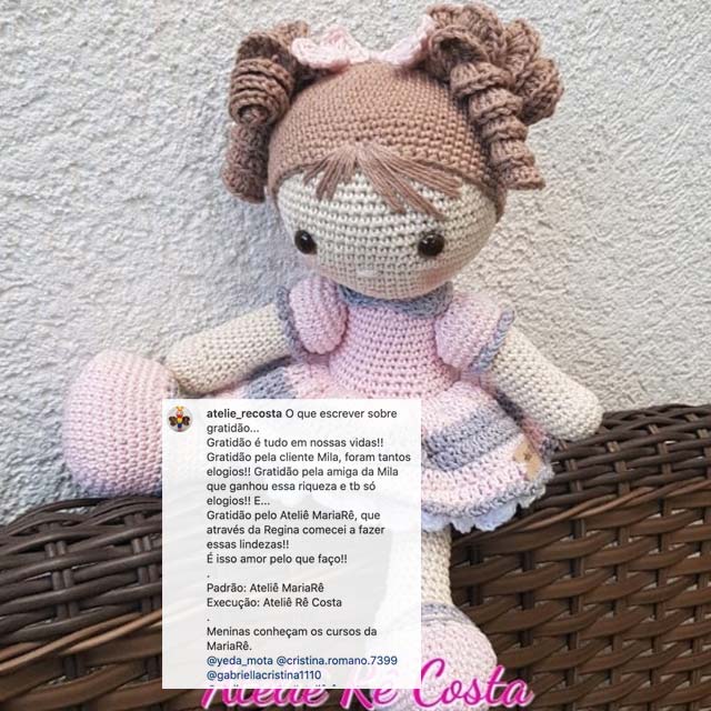Trabalho de aluna do Ateliê MariaRê